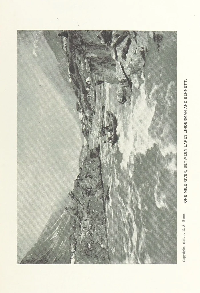 An illustration from Two Women in the Klondike. The story of a journey to the gold-fields of Alaska ... With 105 illustrations and map, 1899, leaf 465