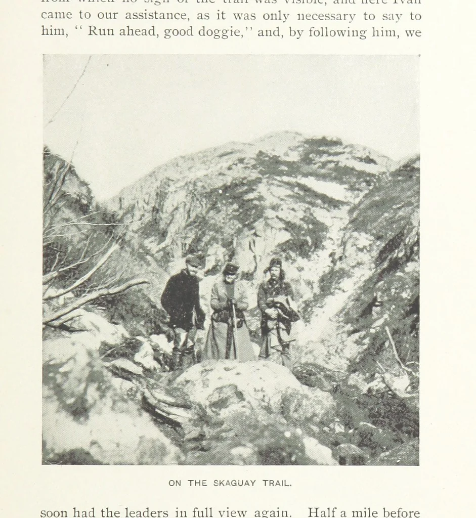 An illustration from Two Women in the Klondike. The story of a journey to the gold-fields of Alaska ... With 105 illustrations and map, 1899, leaf 467