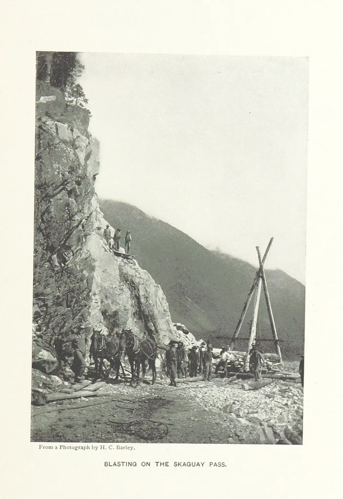An illustration from Two Women in the Klondike. The story of a journey to the gold-fields of Alaska ... With 105 illustrations and map, 1899, leaf 477