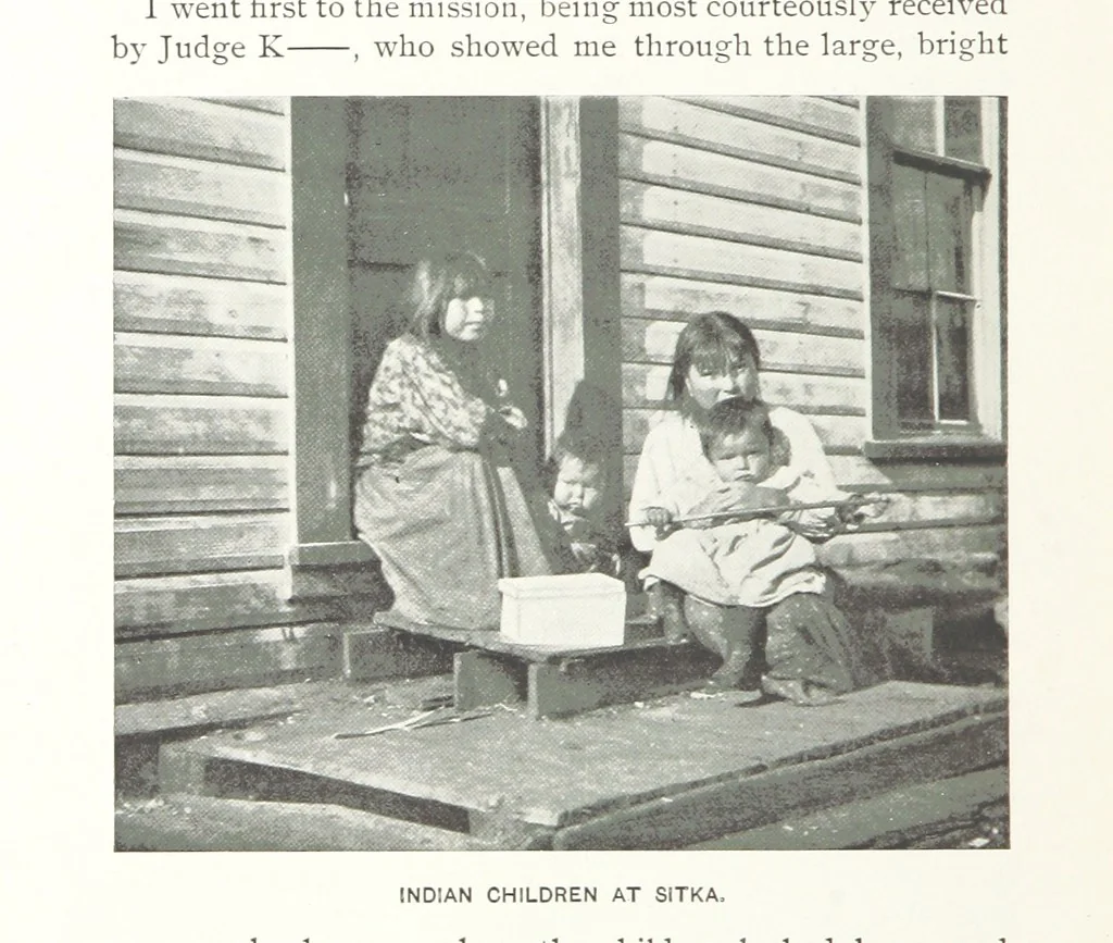 An illustration from Two Women in the Klondike. The story of a journey to the gold-fields of Alaska ... With 105 illustrations and map, 1899, leaf 488