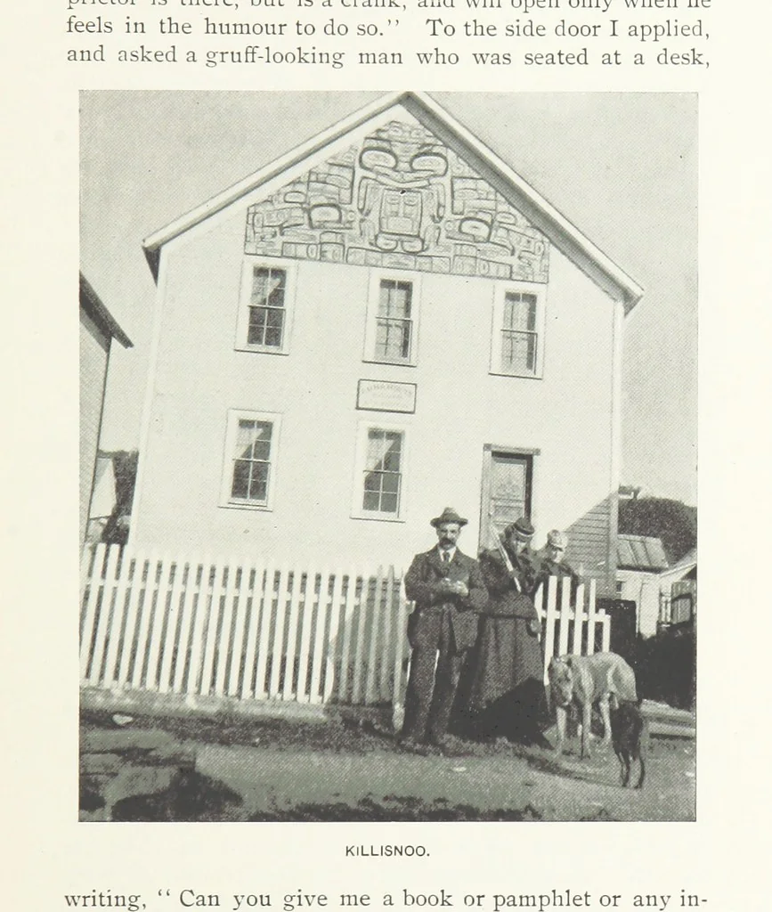 An illustration from Two Women in the Klondike. The story of a journey to the gold-fields of Alaska ... With 105 illustrations and map, 1899, leaf 493