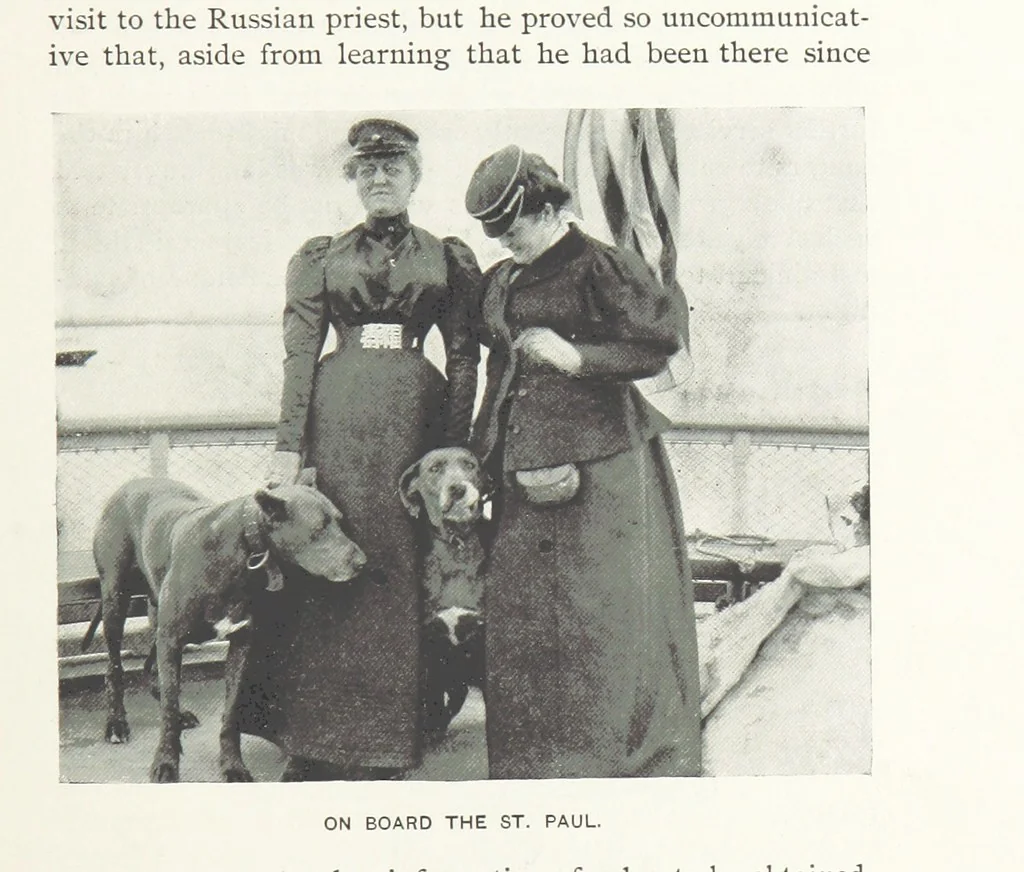 An illustration from Two Women in the Klondike. The story of a journey to the gold-fields of Alaska ... With 105 illustrations and map, 1899, leaf 53