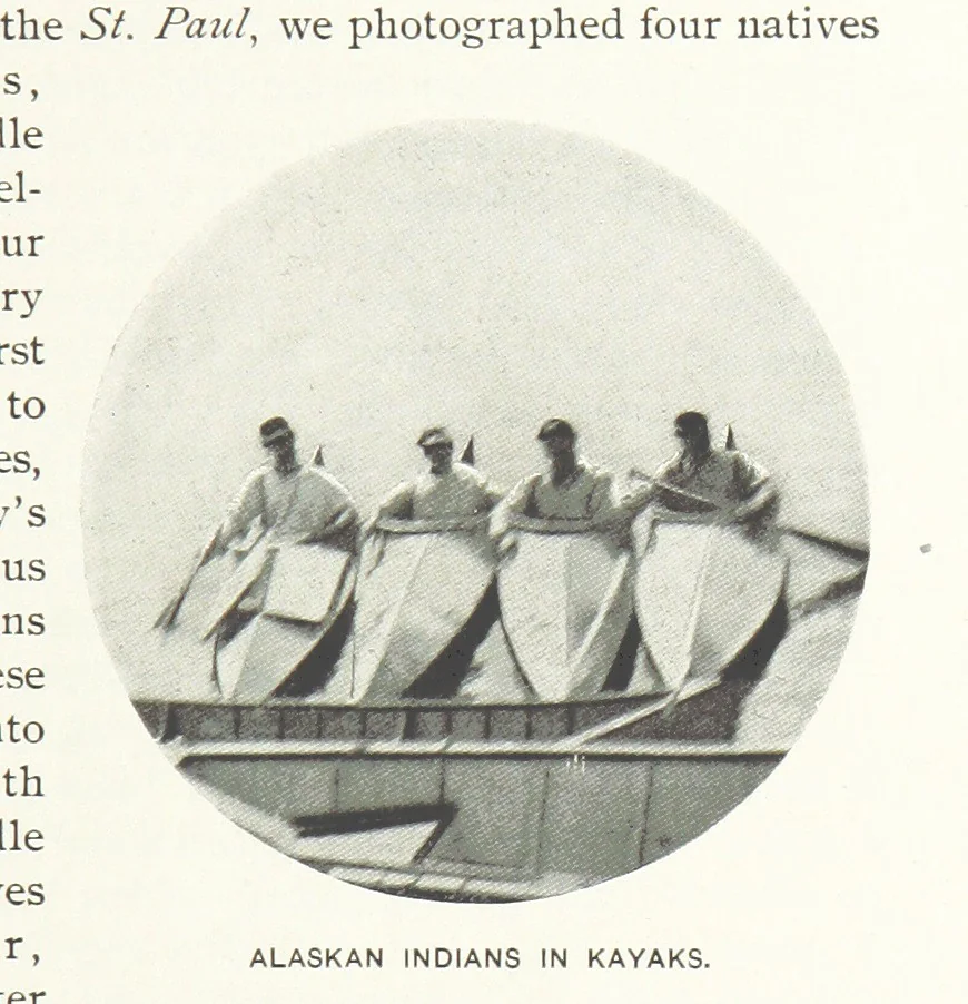 An illustration from Two Women in the Klondike. The story of a journey to the gold-fields of Alaska ... With 105 illustrations and map, 1899, leaf 65