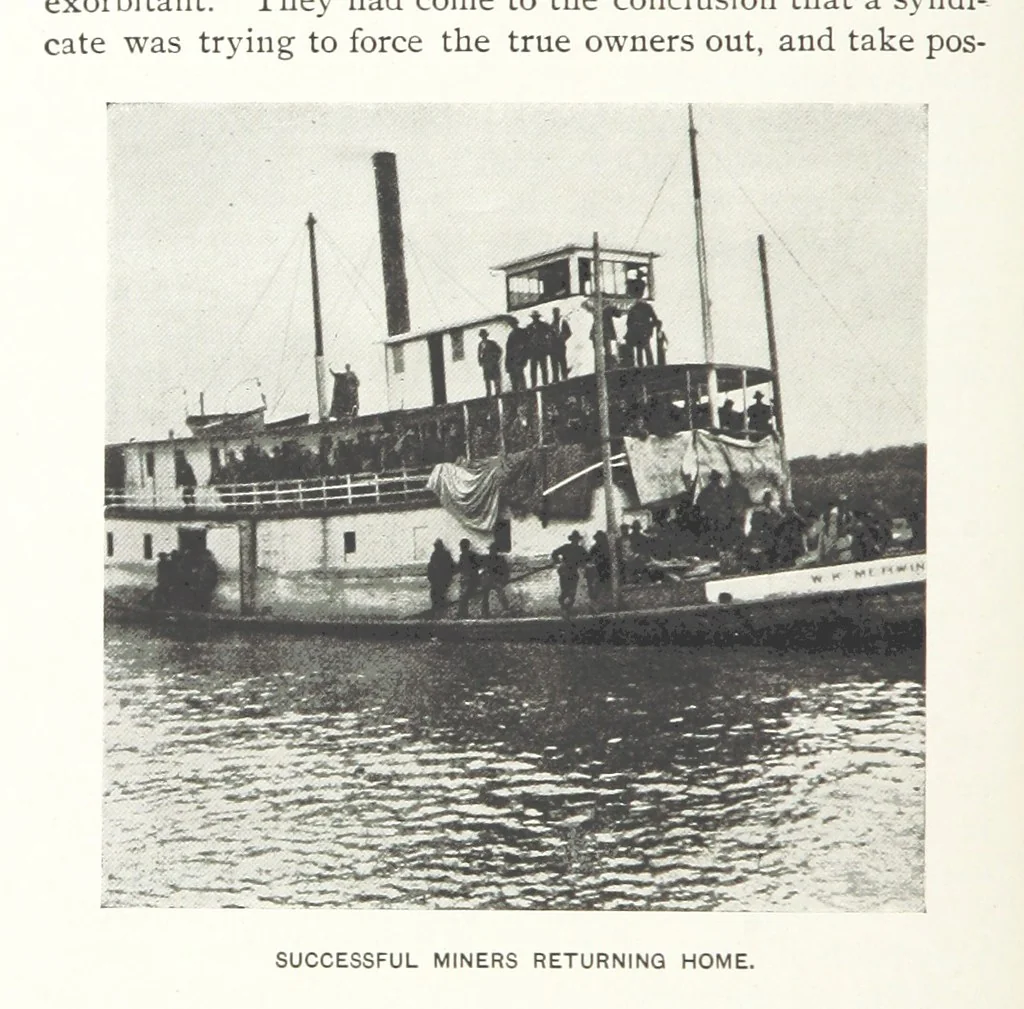 An illustration from Two Women in the Klondike. The story of a journey to the gold-fields of Alaska ... With 105 illustrations and map, 1899, leaf 68