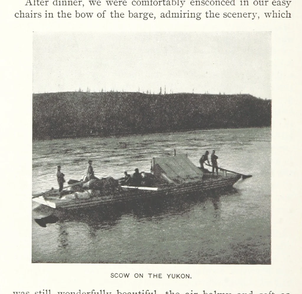 An illustration from Two Women in the Klondike. The story of a journey to the gold-fields of Alaska ... With 105 illustrations and map, 1899, leaf 96