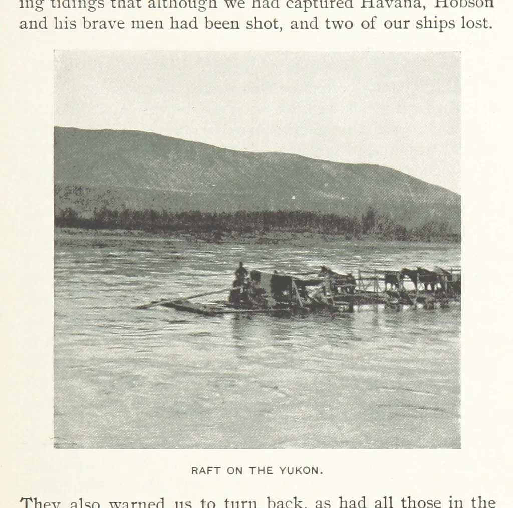 An illustration from Two Women in the Klondike. The story of a journey to the gold-fields of Alaska ... With 105 illustrations and map, 1899, leaf 99