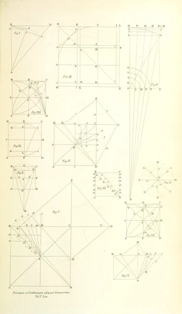 An illustration from Thomæ Hobbes Malmesburiensis opera philosophica quæ Latine scripsit omnia in unum corpus nunc primum collecta studio et labore Gulielmi Molesworth, 1839, leaf 237