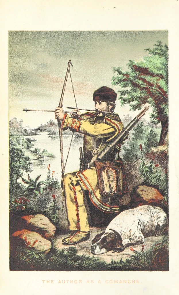 An illustration from Wild Life in the Far West; personal adventures of a Border Mountain Man, etc, 1875, leaf 12