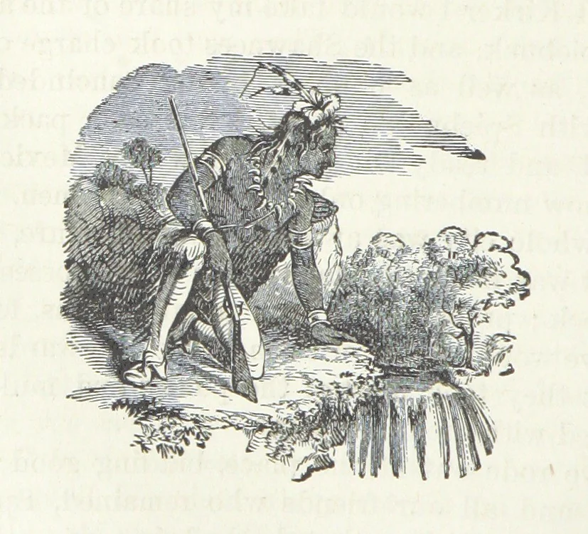 An illustration from Wild Life in the Far West; personal adventures of a Border Mountain Man, etc, 1875, leaf 122