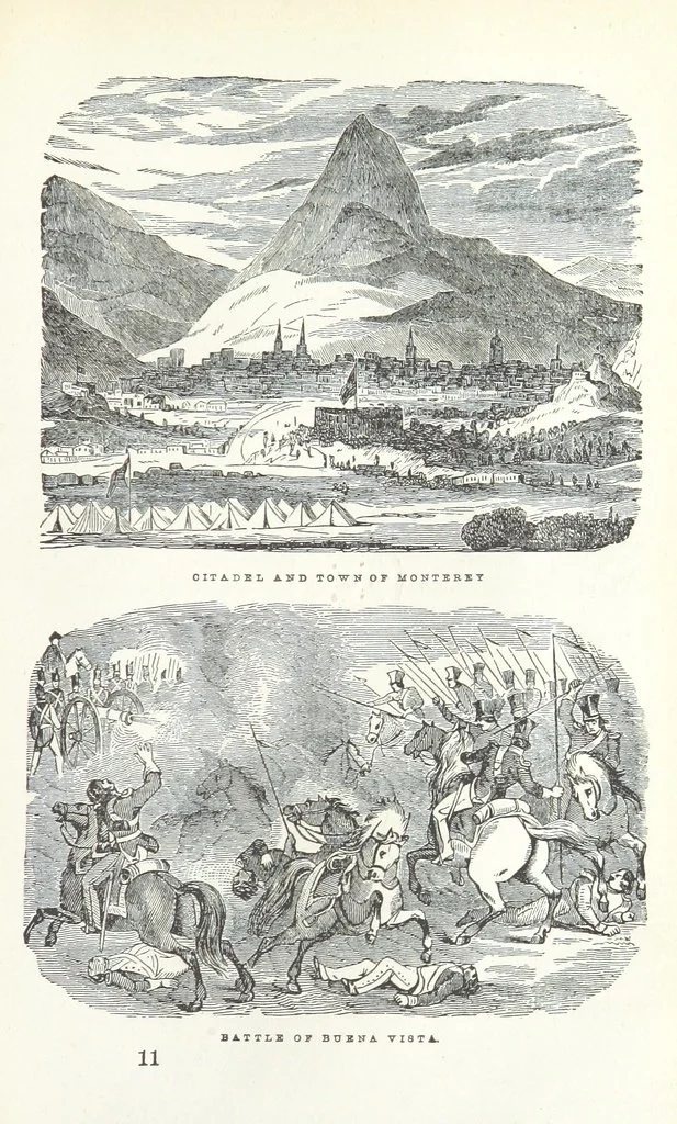 An illustration from Wild Life in the Far West; personal adventures of a Border Mountain Man, etc, 1875, leaf 187