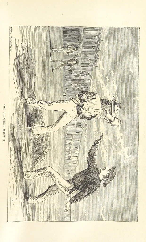 An illustration from Wild Life in the Far West; personal adventures of a Border Mountain Man, etc, 1875, leaf 215