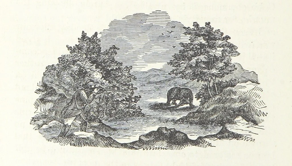An illustration from Wild Life in the Far West; personal adventures of a Border Mountain Man, etc, 1875, leaf 484