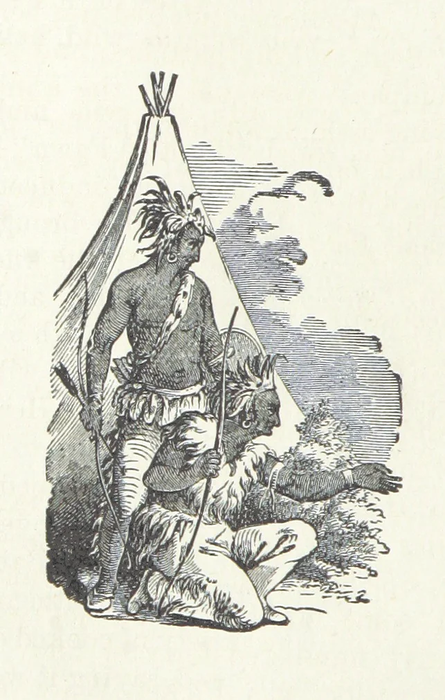 An illustration from Wild Life in the Far West; personal adventures of a Border Mountain Man, etc, 1875, leaf 66