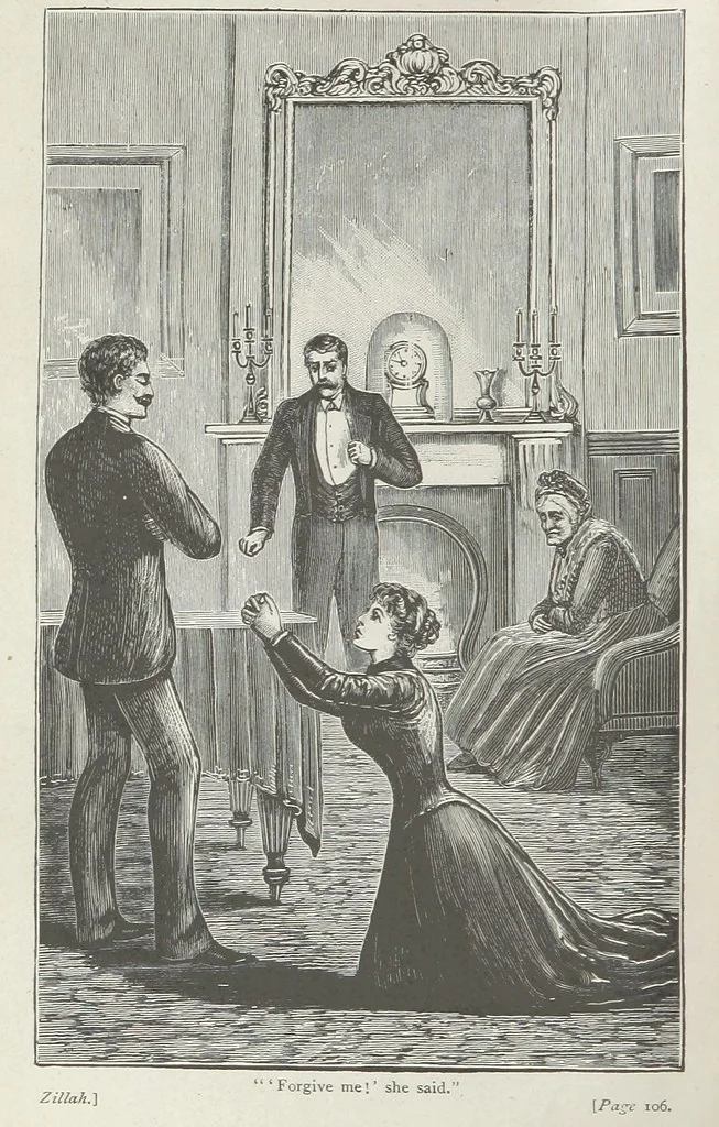 An illustration from Zillah. A romance, 1892, leaf 8