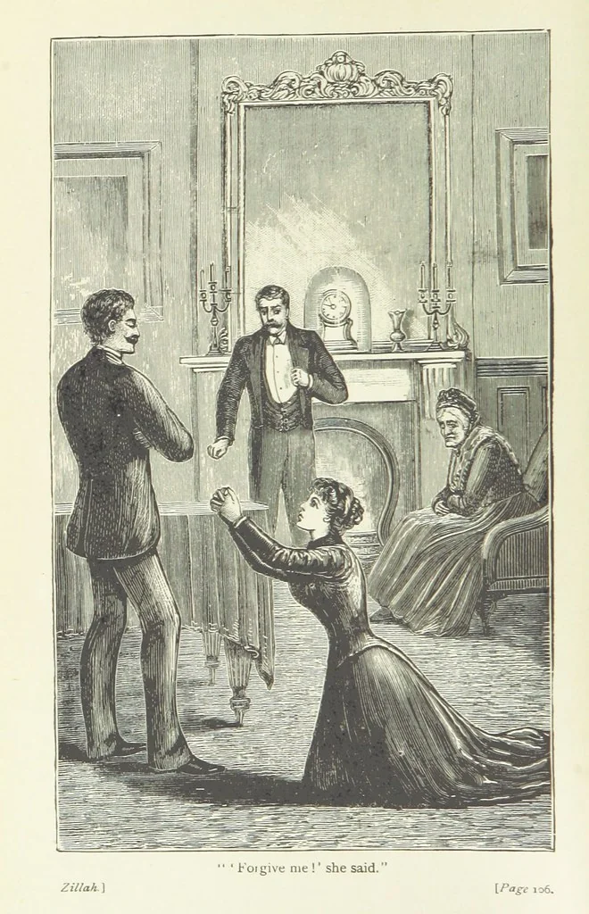 An illustration from Zillah. A romance, 1895, leaf 10