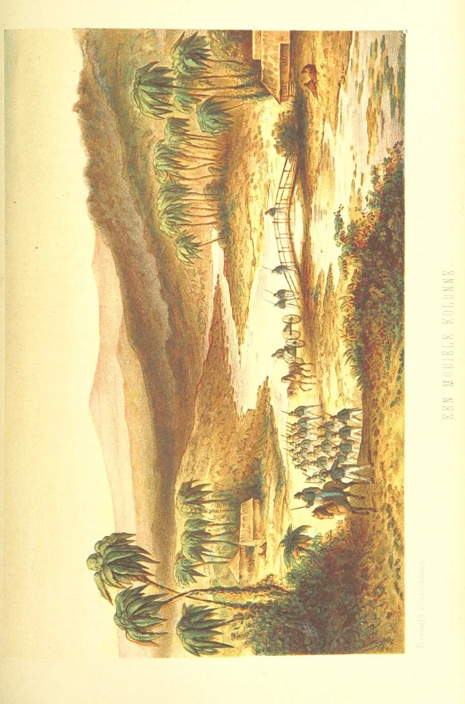 An illustration from Lauwerbladen uit Neêrlands Gloriekrans. [With 27 coloured plates, 1875, leaf 651