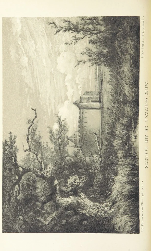 An illustration from Ons voorgeslacht in zijn dagelyksch leven geschilderd, 1859, leaf 166