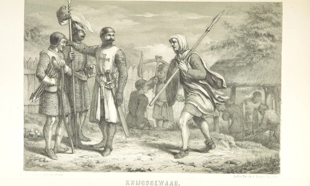 An illustration from Ons voorgeslacht in zijn dagelyksch leven geschilderd, 1859, leaf 171