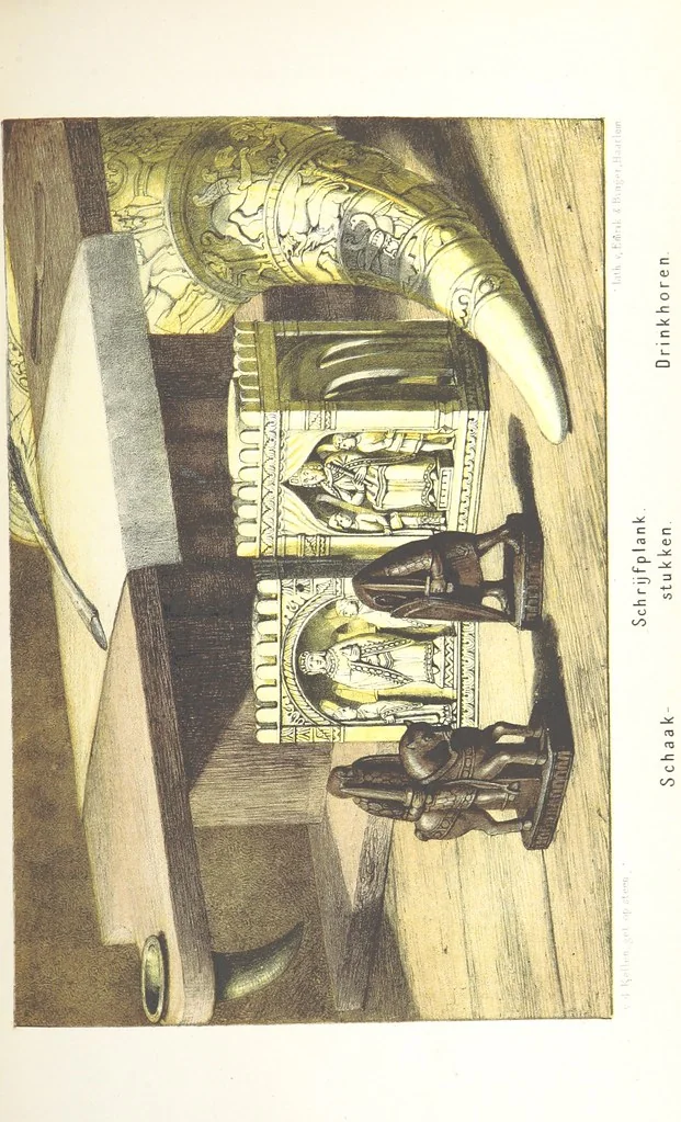 An illustration from Ons voorgeslacht in zijn dagelyksch leven geschilderd, 1859, leaf 179