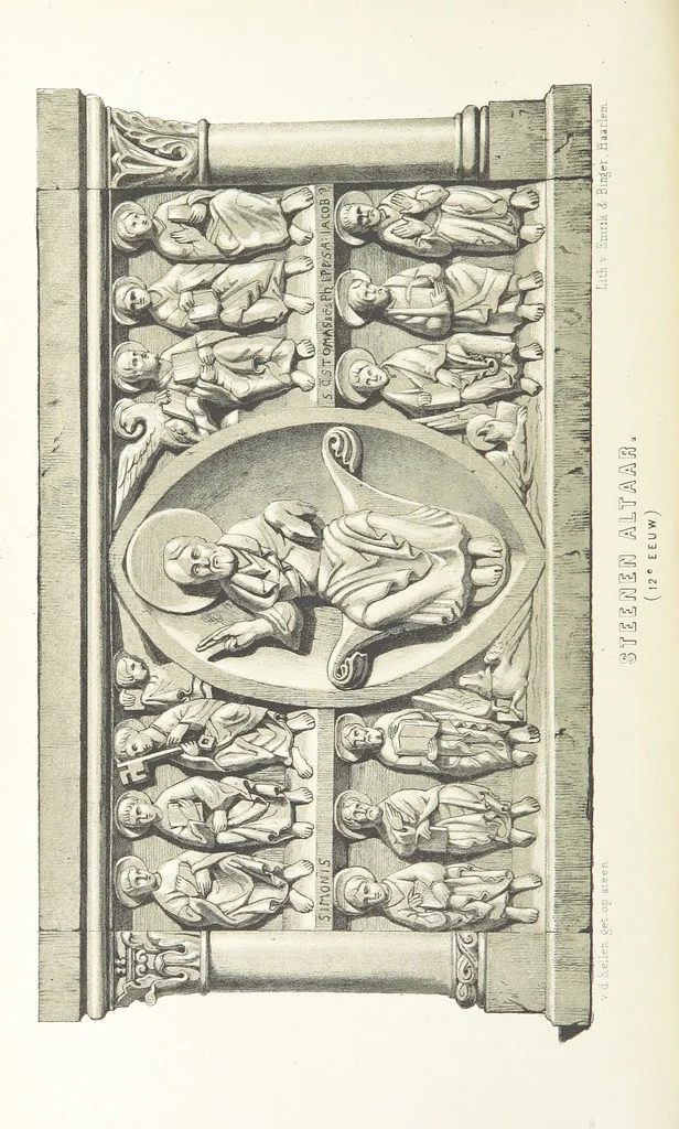 An illustration from Ons voorgeslacht in zijn dagelyksch leven geschilderd, 1859, leaf 256