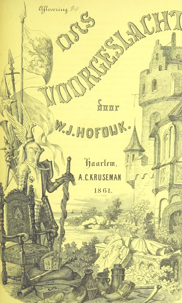 An illustration from Ons voorgeslacht in zijn dagelyksch leven geschilderd, 1859, leaf 493