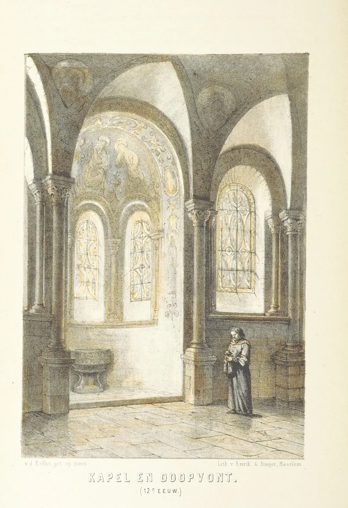 An illustration from Ons voorgeslacht in zijn dagelyksch leven geschilderd, 1859, leaf 558