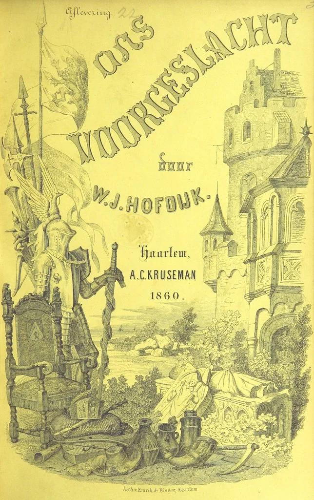 An illustration from Ons voorgeslacht in zijn dagelyksch leven geschilderd, 1859, leaf 7