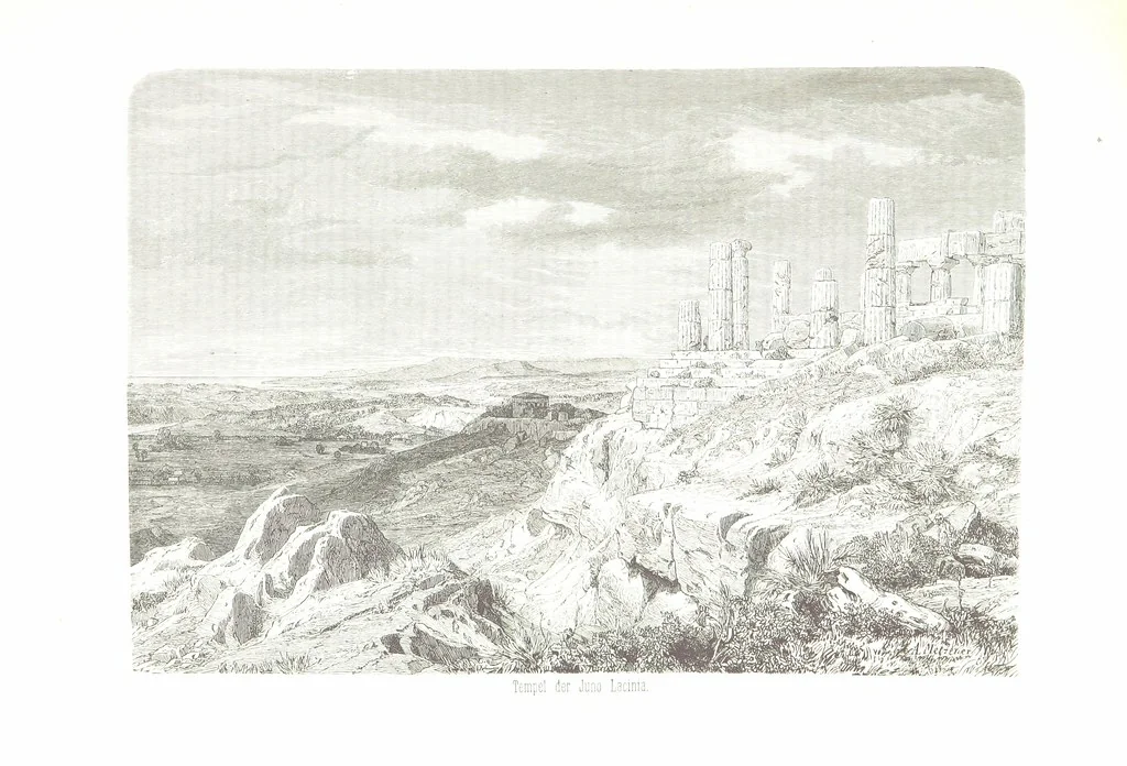 An illustration from Sicilien, Schilderungen aus Gegenwart und Vergangenheit ... Mit 36 Originalzeichungen von A. Metzener. In Holzschnitt ausgeführt durch die xylographische Anstalt von R. Brend'amour & Comp. in Düsseldorf, 1870, leaf 167