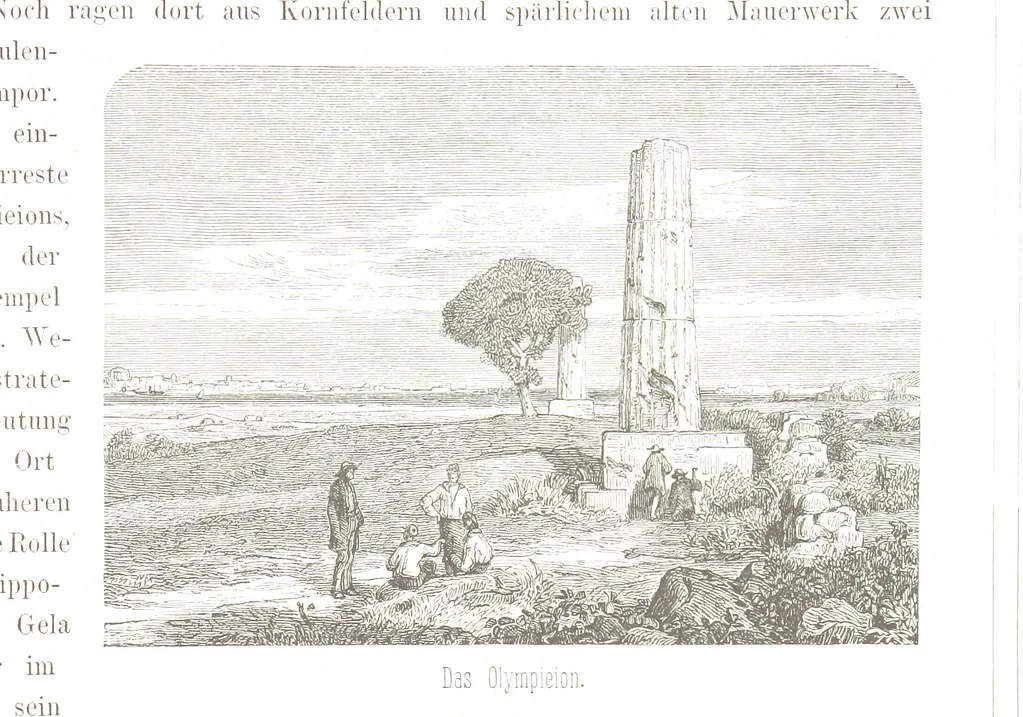An illustration from Sicilien, Schilderungen aus Gegenwart und Vergangenheit ... Mit 36 Originalzeichungen von A. Metzener. In Holzschnitt ausgeführt durch die xylographische Anstalt von R. Brend'amour & Comp. in Düsseldorf, 1870, leaf 235
