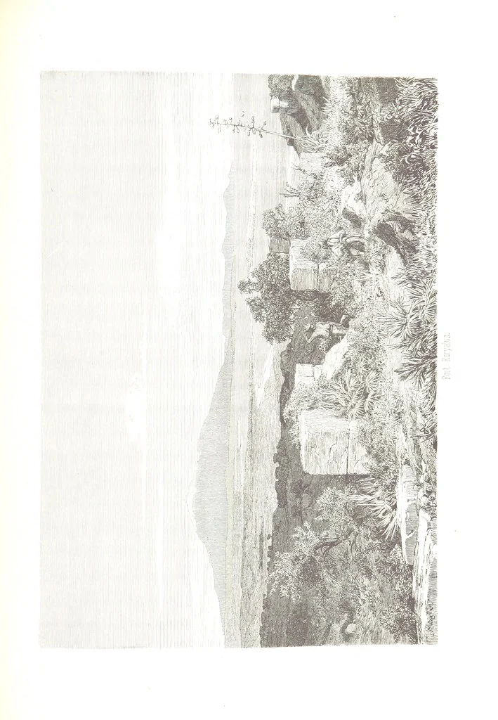 An illustration from Sicilien, Schilderungen aus Gegenwart und Vergangenheit ... Mit 36 Originalzeichungen von A. Metzener. In Holzschnitt ausgeführt durch die xylographische Anstalt von R. Brend'amour & Comp. in Düsseldorf, 1870, leaf 269