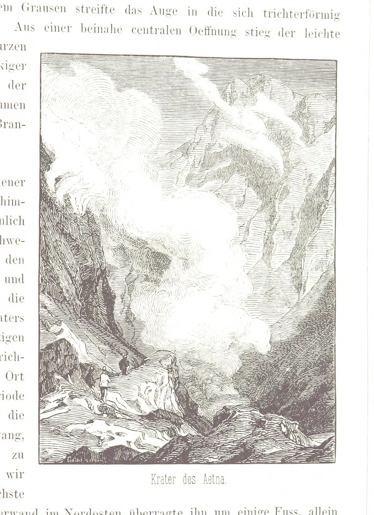 An illustration from Sicilien, Schilderungen aus Gegenwart und Vergangenheit ... Mit 36 Originalzeichungen von A. Metzener. In Holzschnitt ausgeführt durch die xylographische Anstalt von R. Brend'amour & Comp. in Düsseldorf, 1870, leaf 295
