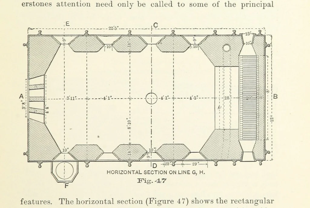 An illustration from The Metallurgy of Lead and the Desilverization of Base Bullion ... Fourth edition, 1895, leaf 115