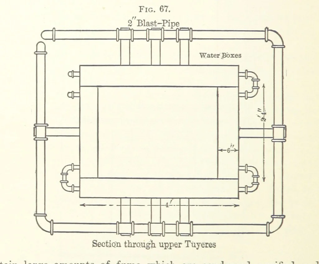 An illustration from The Metallurgy of Lead and the Desilverization of Base Bullion ... Fourth edition, 1895, leaf 138