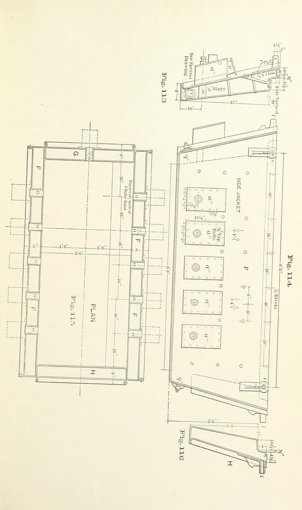 An illustration from The Metallurgy of Lead and the Desilverization of Base Bullion ... Fourth edition, 1895, leaf 215