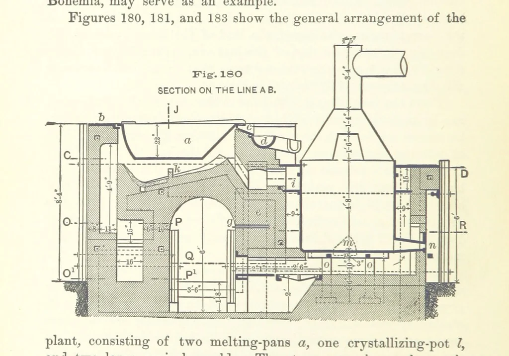 An illustration from The Metallurgy of Lead and the Desilverization of Base Bullion ... Fourth edition, 1895, leaf 338
