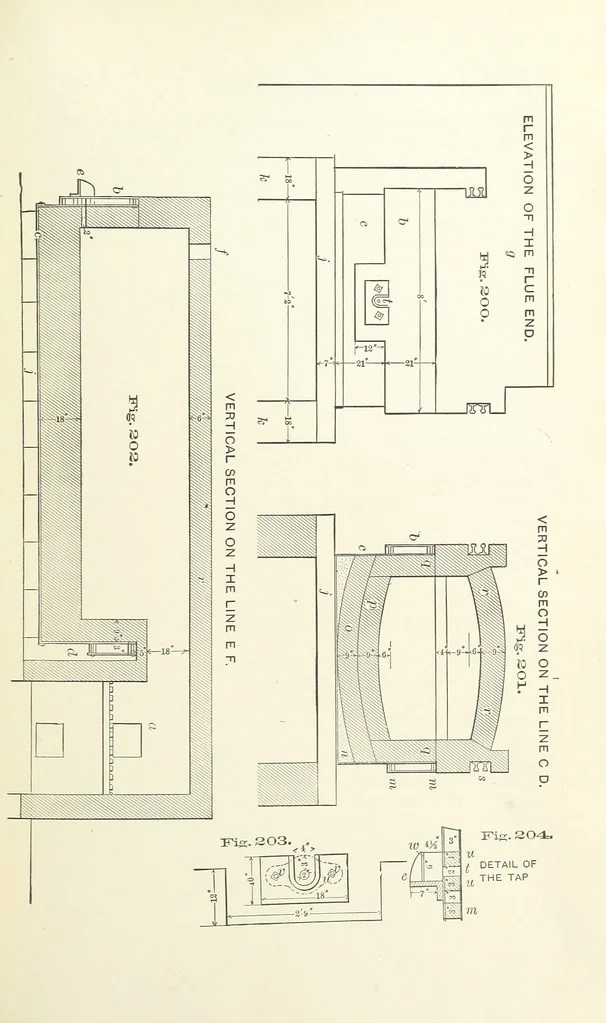 An illustration from The Metallurgy of Lead and the Desilverization of Base Bullion ... Fourth edition, 1895, leaf 361