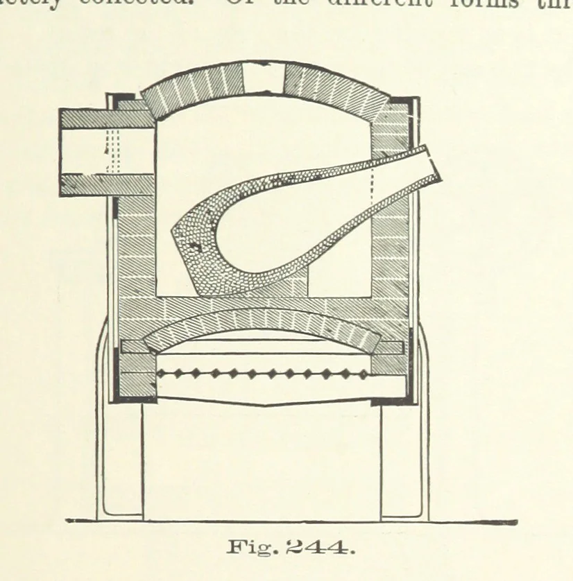 An illustration from The Metallurgy of Lead and the Desilverization of Base Bullion ... Fourth edition, 1895, leaf 393