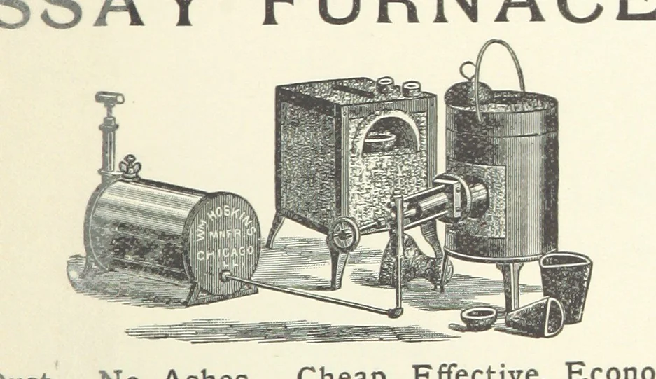 An illustration from The Metallurgy of Lead and the Desilverization of Base Bullion ... Fourth edition, 1895, leaf 467