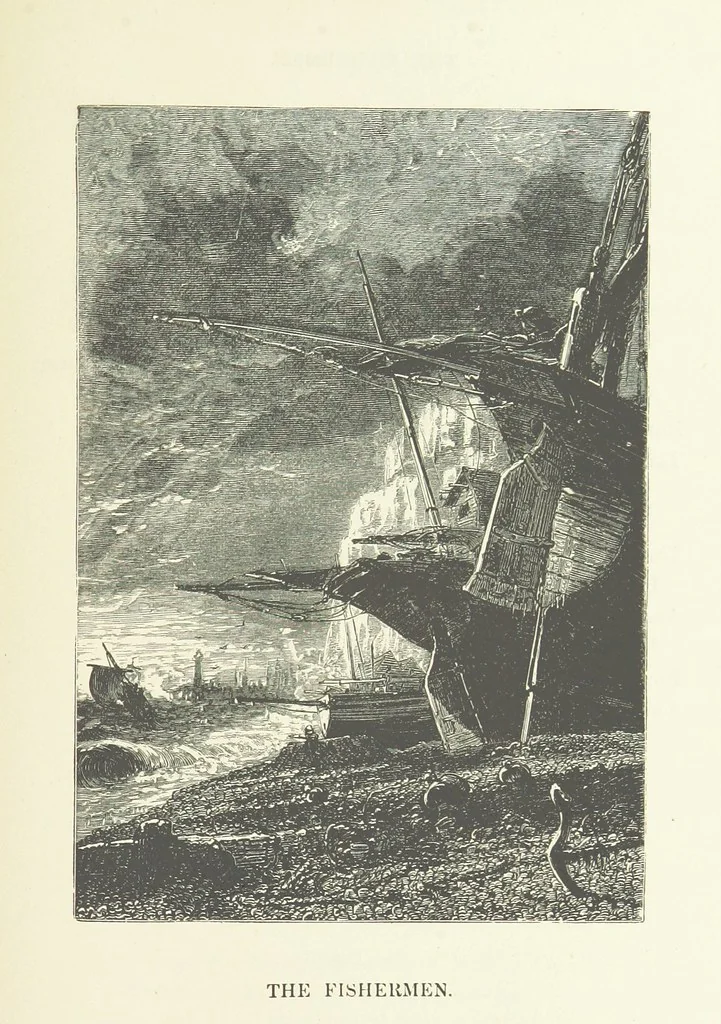 An illustration from Illustrated Library of favorite Song. Based upon folk songs. ... With an introduction, and edited by J. G. Holland ... Illustrated with ... engravings, ... after designs by Church, Johnson, etc, 1873, leaf 109