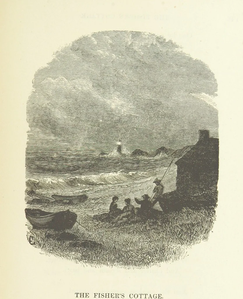 An illustration from Illustrated Library of favorite Song. Based upon folk songs. ... With an introduction, and edited by J. G. Holland ... Illustrated with ... engravings, ... after designs by Church, Johnson, etc, 1873, leaf 147