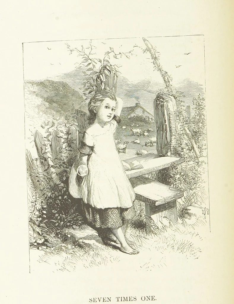 An illustration from Illustrated Library of favorite Song. Based upon folk songs. ... With an introduction, and edited by J. G. Holland ... Illustrated with ... engravings, ... after designs by Church, Johnson, etc, 1873, leaf 198