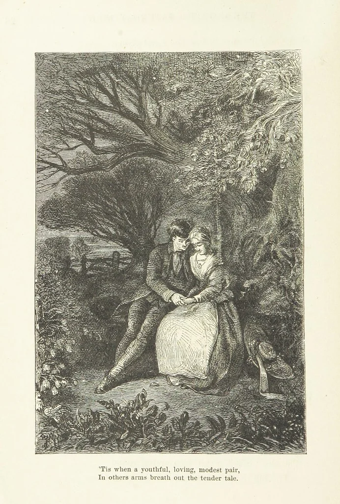 An illustration from Illustrated Library of favorite Song. Based upon folk songs. ... With an introduction, and edited by J. G. Holland ... Illustrated with ... engravings, ... after designs by Church, Johnson, etc, 1873, leaf 26
