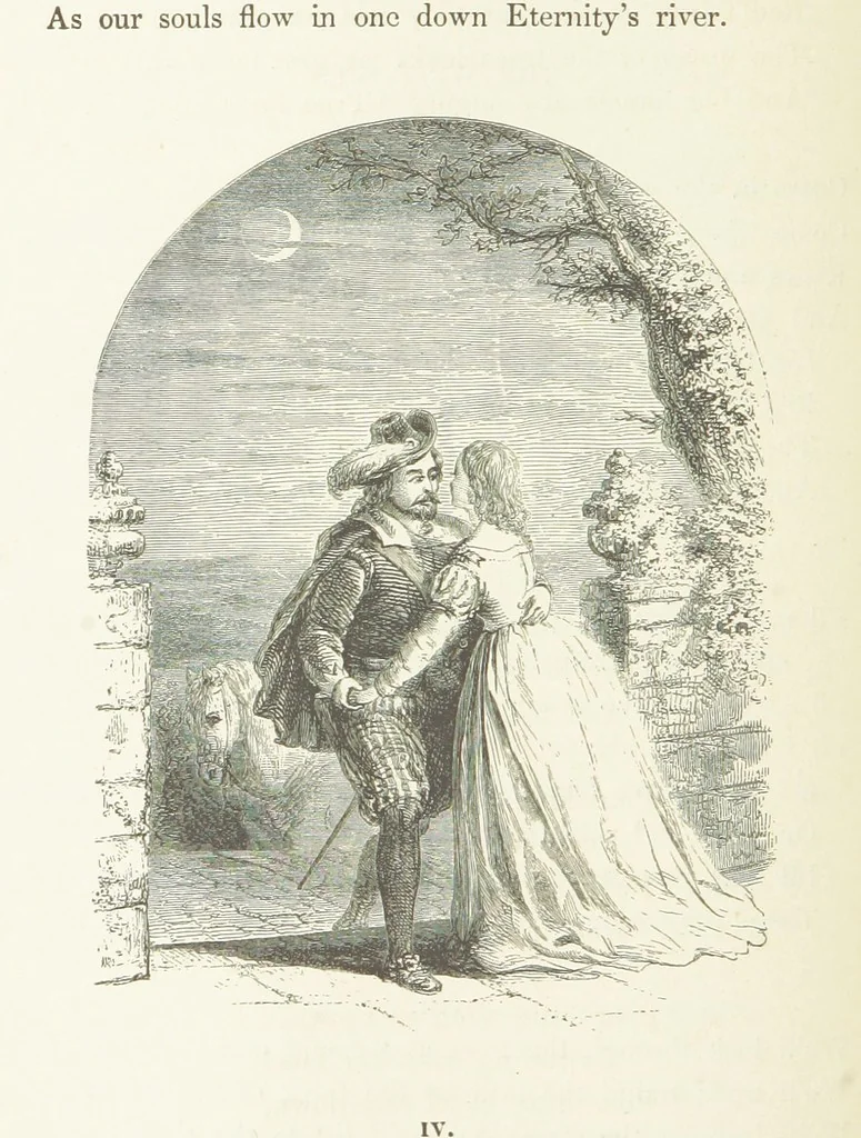 An illustration from Illustrated Library of favorite Song. Based upon folk songs. ... With an introduction, and edited by J. G. Holland ... Illustrated with ... engravings, ... after designs by Church, Johnson, etc, 1873, leaf 280