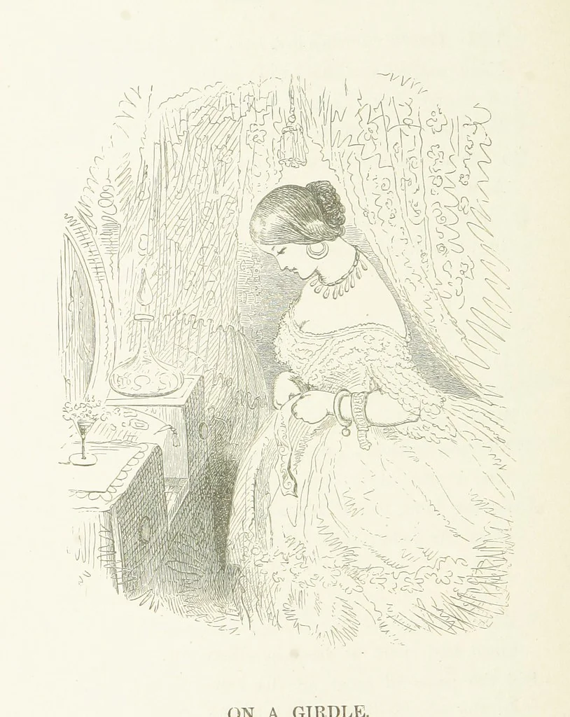An illustration from Illustrated Library of favorite Song. Based upon folk songs. ... With an introduction, and edited by J. G. Holland ... Illustrated with ... engravings, ... after designs by Church, Johnson, etc, 1873, leaf 286