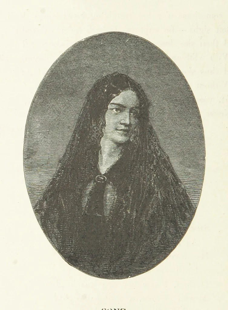 An illustration from Illustrated Library of favorite Song. Based upon folk songs. ... With an introduction, and edited by J. G. Holland ... Illustrated with ... engravings, ... after designs by Church, Johnson, etc, 1873, leaf 298