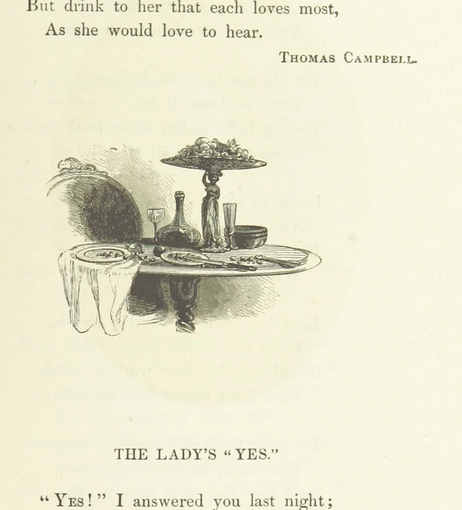 An illustration from Illustrated Library of favorite Song. Based upon folk songs. ... With an introduction, and edited by J. G. Holland ... Illustrated with ... engravings, ... after designs by Church, Johnson, etc, 1873, leaf 299