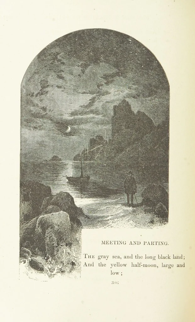 An illustration from Illustrated Library of favorite Song. Based upon folk songs. ... With an introduction, and edited by J. G. Holland ... Illustrated with ... engravings, ... after designs by Church, Johnson, etc, 1873, leaf 308