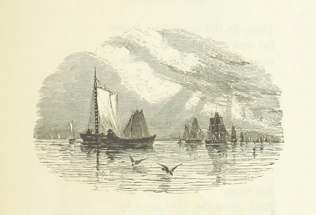 An illustration from Illustrated Library of favorite Song. Based upon folk songs. ... With an introduction, and edited by J. G. Holland ... Illustrated with ... engravings, ... after designs by Church, Johnson, etc, 1873, leaf 361
