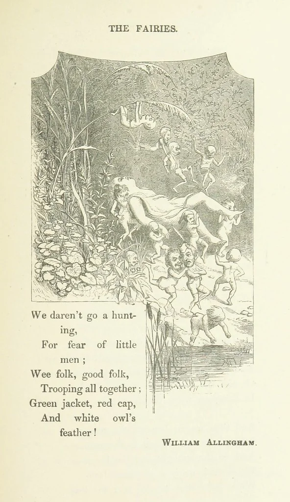 An illustration from Illustrated Library of favorite Song. Based upon folk songs. ... With an introduction, and edited by J. G. Holland ... Illustrated with ... engravings, ... after designs by Church, Johnson, etc, 1873, leaf 407