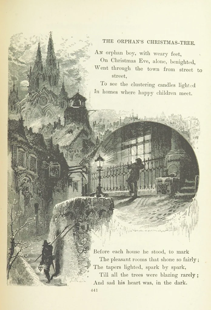An illustration from Illustrated Library of favorite Song. Based upon folk songs. ... With an introduction, and edited by J. G. Holland ... Illustrated with ... engravings, ... after designs by Church, Johnson, etc, 1873, leaf 443